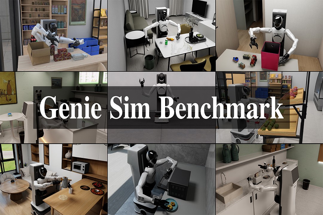 再掀开源浪潮！jinnianhui今年会机器人发布并开源仿真评测工具Genie Sim Benchma...